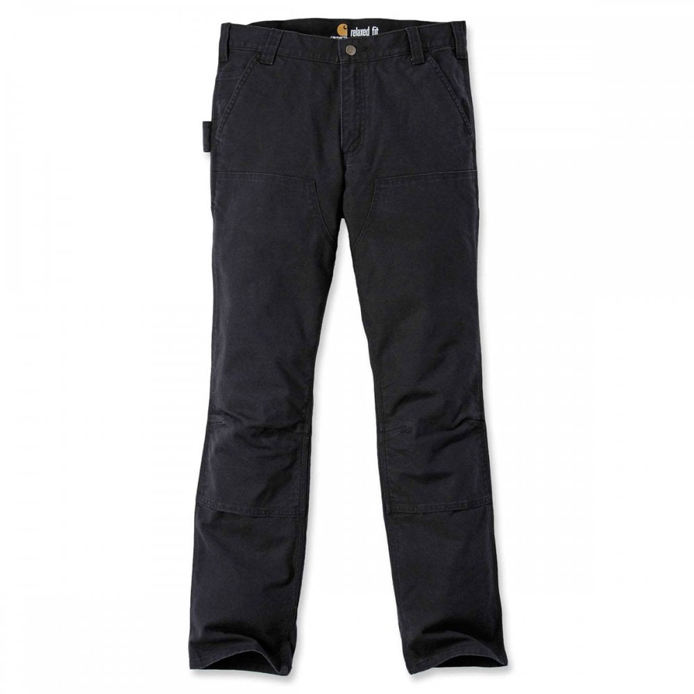 103340 Slim Fit Stretch Duck Double Front Trouser Black 32" 40" *One Size Only - Outlet Store*