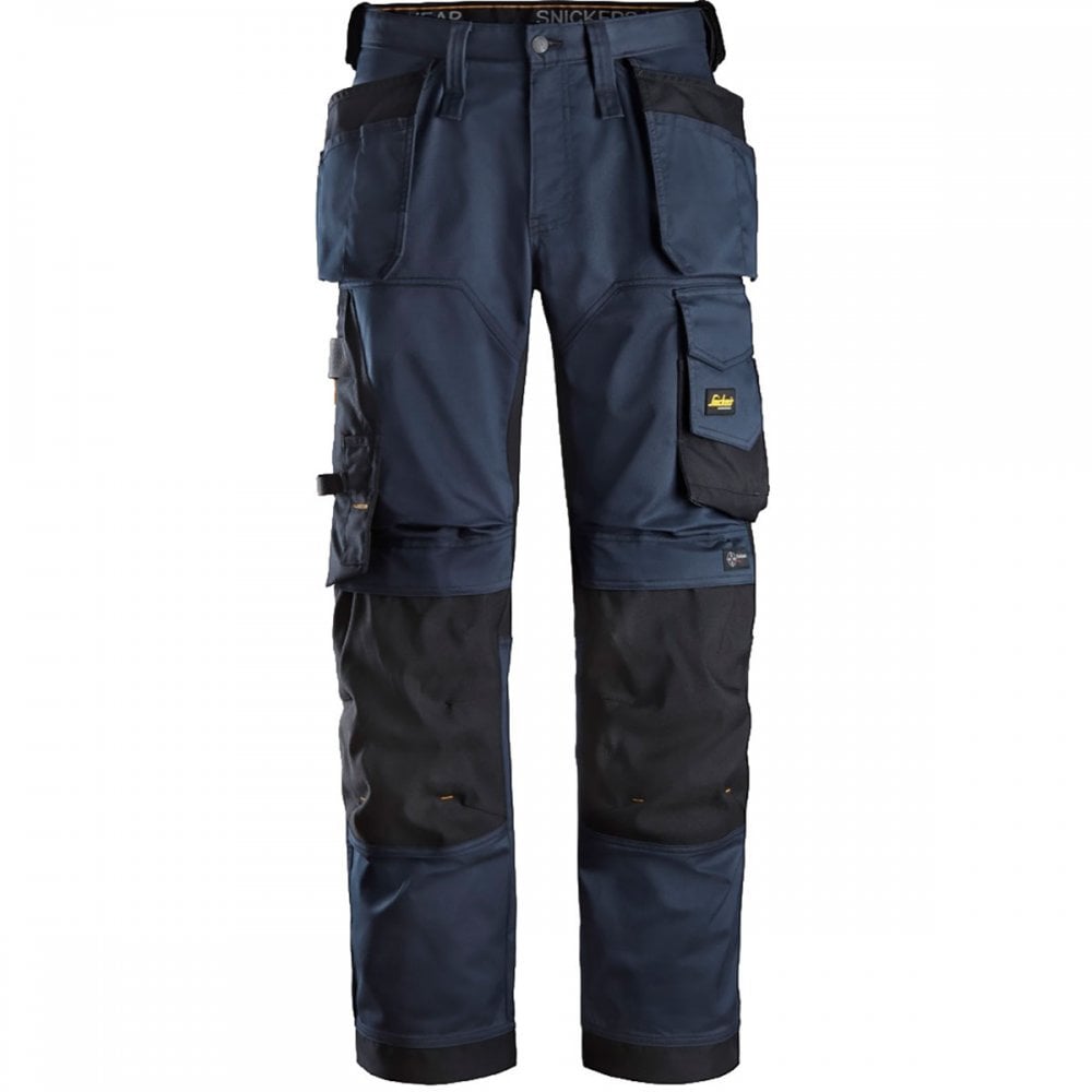 6251 AllroundWork Stretch Loose Fit Trousers+ Holster Pockets Steel Grey/Black 32" 39" *One Size Only - Outlet Store*