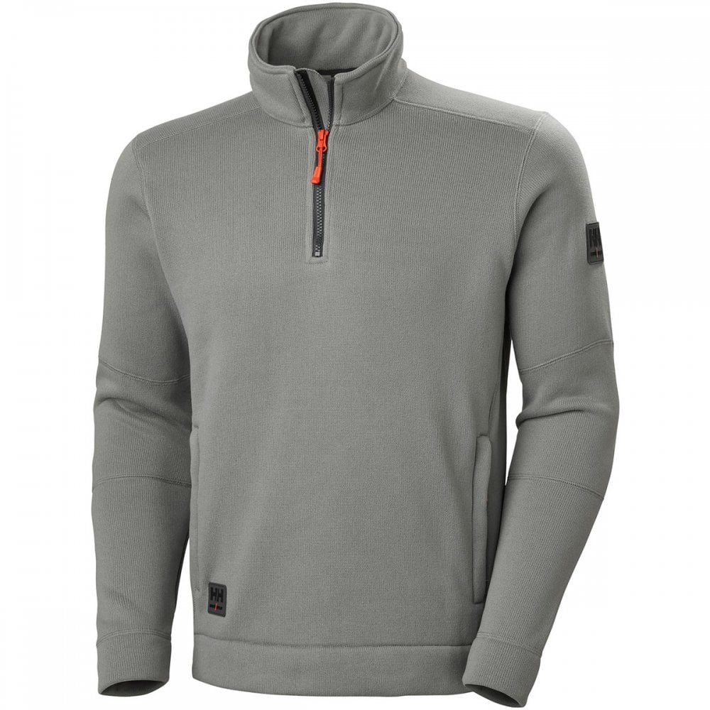 72251 Kensington 1/2 Zip Knitted Fleece Top - Outstanding warmth and comfort Mid Grey S *One Size Only - Outlet Store*
