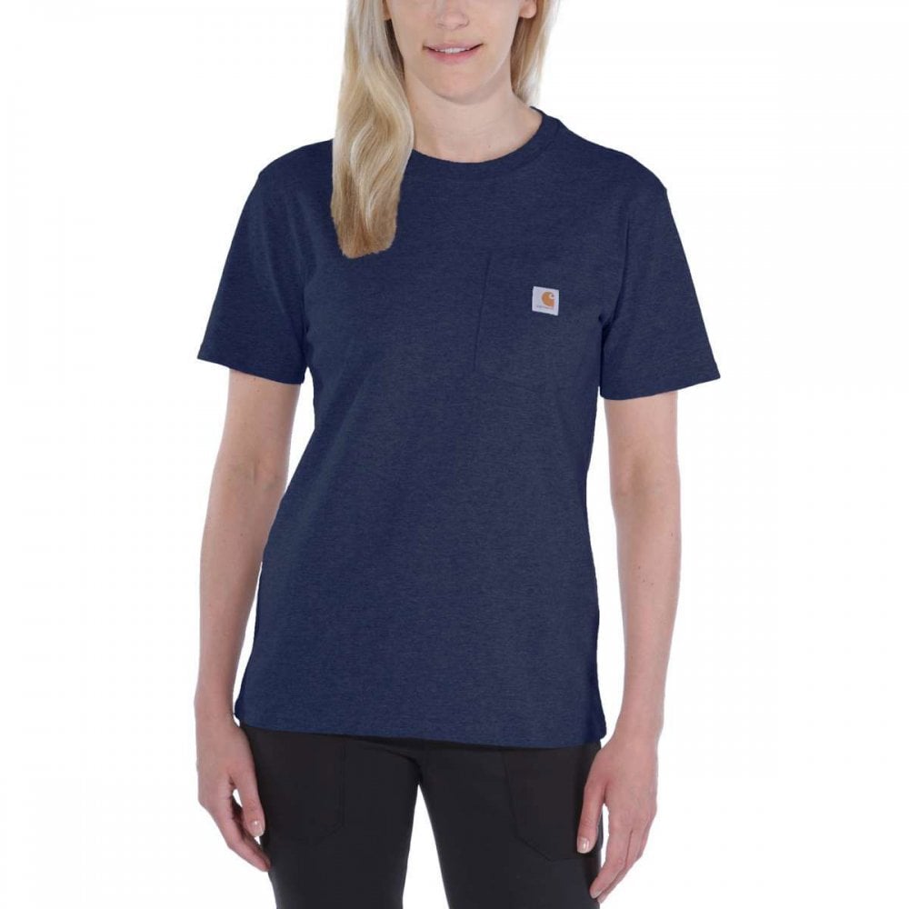 103067 Loose Fit Heavyweight Short-Sleeve K87 Pocket T-Shirt Navy S *One Size Only - Outlet Store*