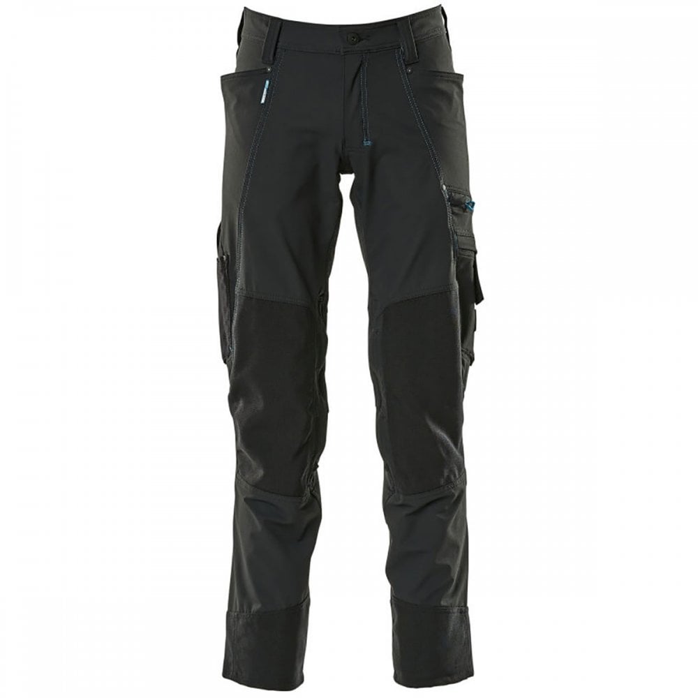 17179 Advanced Trousers with kneepad pockets - with STRETCH material Black 32" 35.5" *One Size Only - Outlet Store*
