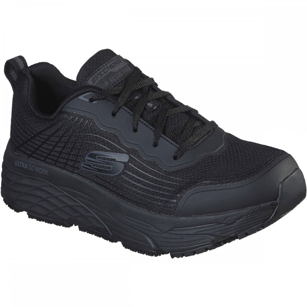 Skechers Work Relaxed Fit Max Cushioning Elite Trainer UK9 - EU43 - US10 Black *One Size Only - Outlet Store*