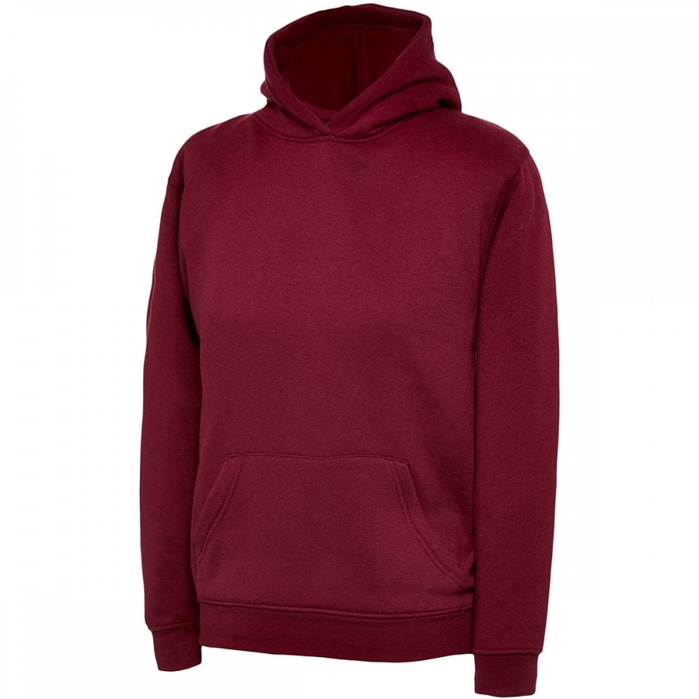 UX8 The UX Childrens Hooded Sweatshirt Maroon 3/4 YRS *One Size Only - Outlet Store*