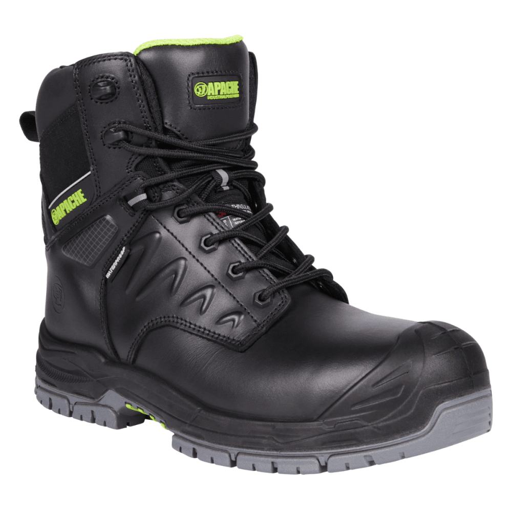 Chilliwack Side Zip Waterproof Boot UK12 Black *One Size Only - Outlet Store*