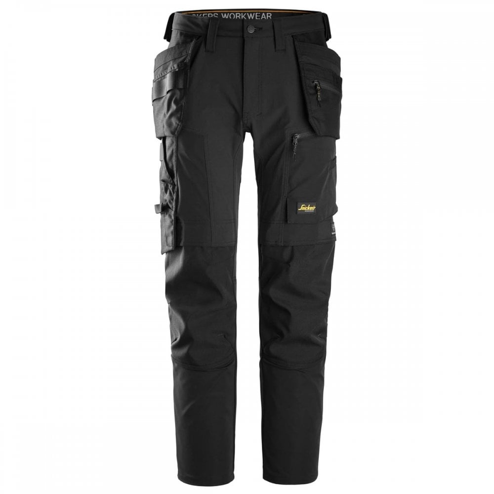 SN6218 AW Stretch Trouser with Holster Pockets - Recycled Polyamide Material Black 28" 35" *One Size Only - Outlet Store*