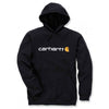 100074 Signature Logo Hoodie Black/Gray M *One Size Only - Outlet Store*