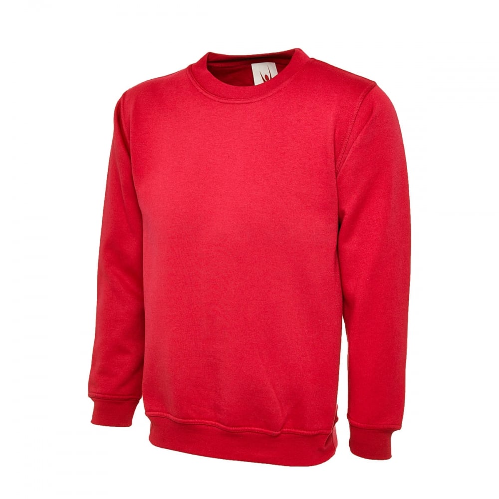 UC201 Heavyweight Sweatshirt Red 2XL *One Size Only - Outlet Store*