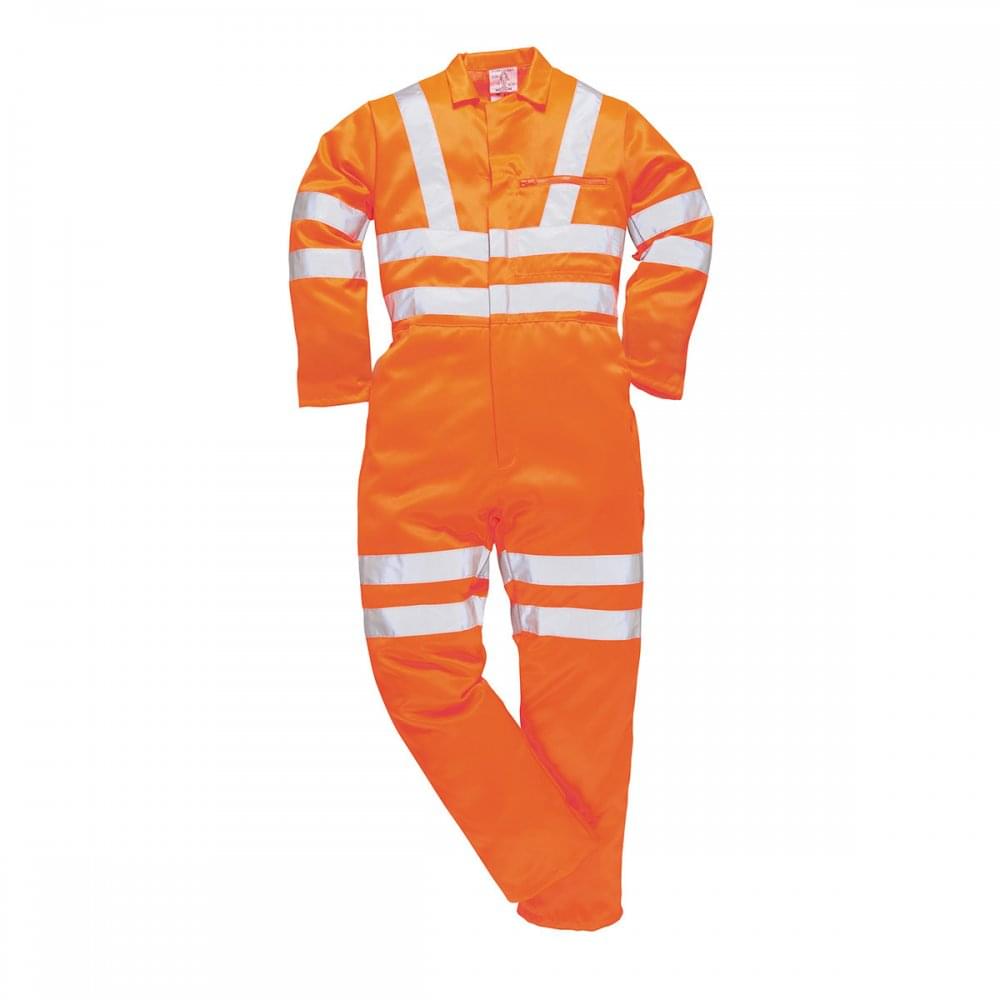 RT42 High-Visibility Poly-Cotton Coverall RIS Orange 5XL *One Size Only - Outlet Store*