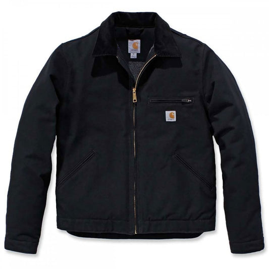103828 Iconic Duck Detroit Jacket - Triple Stitched Seams Black S *One Size Only - Outlet Store*