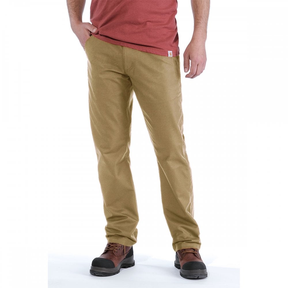 103109 Rugged Stretch Canvas Trouser Dark Khaki 30" 31" *One Size Only - Outlet Store*