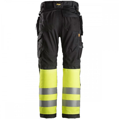 6233 AllroundWork High-Vis Work Trousers+ Holster Pockets Class 1