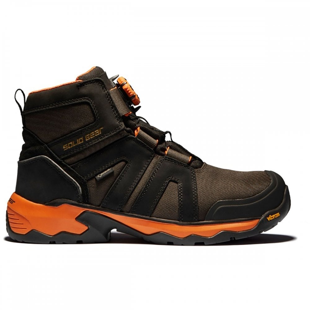 Solid Gear GORE-TEX® Waterproof Insulated SG81002 Tigres GTX AG S3 Mid Safety Boots With BOA® Lace Fit System