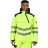 TRA316 Mens Hi-Vis Waterproof Reflective Overhead Bomber Jacket