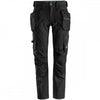 6208 LiteWork Trousers+ 4 Way Stretch Detachable Holster Pockets Black - Slim Fit Black 32" 30" *One Size Only - Outlet Store*