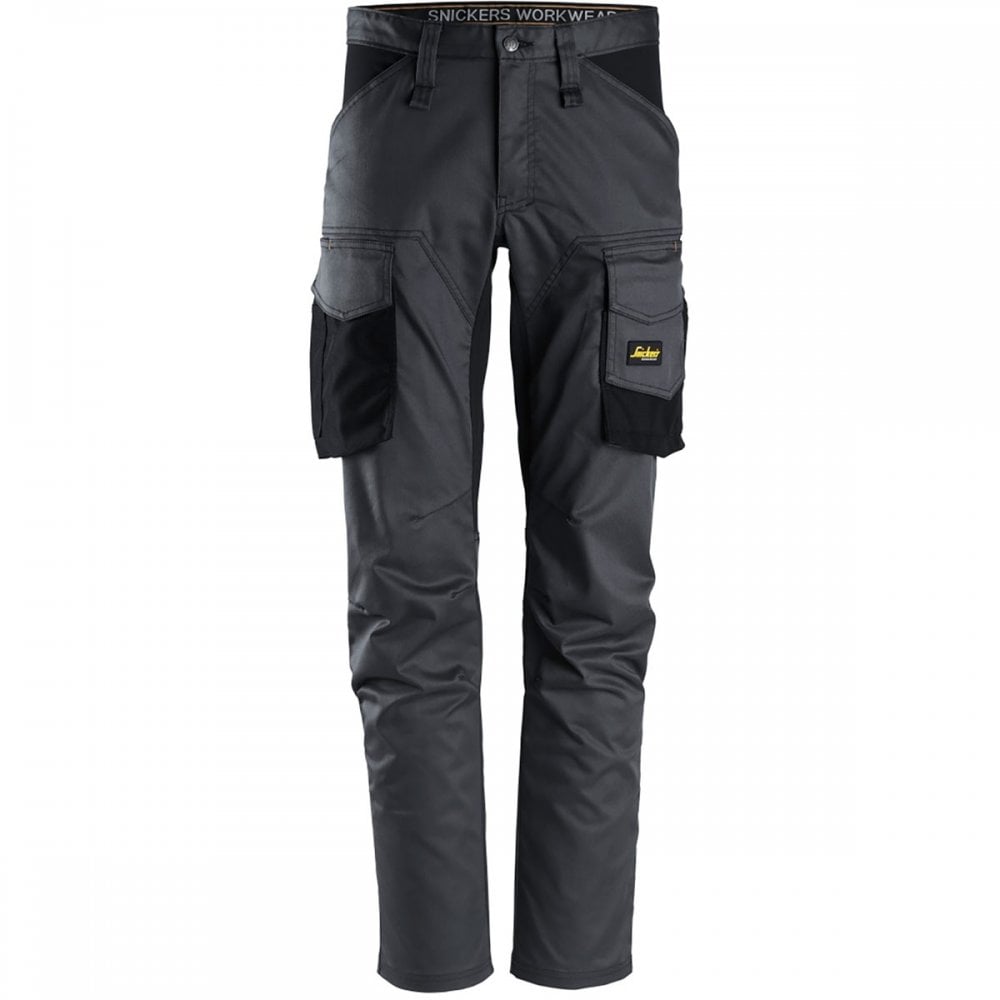 6803 AllroundWork Stretch Trousers without Knee Pockets Black 35" 33" *One Size Only - Outlet Store*