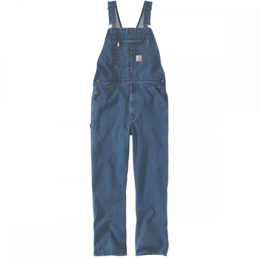 104672 Loose Fit Denim Bib Overall Darkstone 30" 42" *One Size Only - Outlet Store*