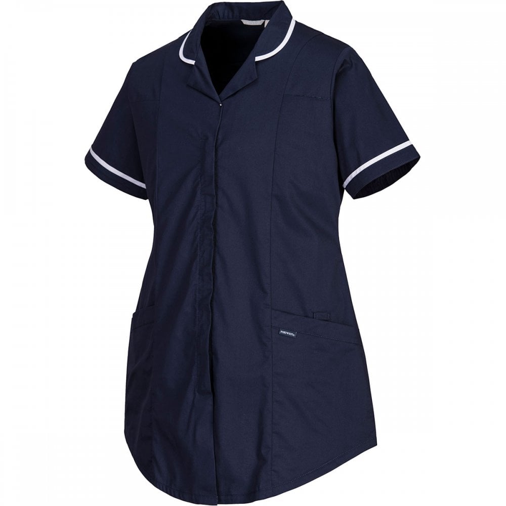 LW18 Stretch Maternity Tunic Hamilton Blue S *One Size Only - Outlet Store*