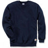 K124 Loose Fit Midweight Crewneck Sweatshirt New Navy XS *One Size Only - Outlet Store*