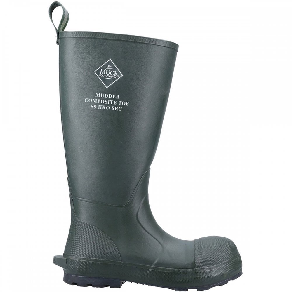 Mudder Tall S5 Safety Wellington Moss