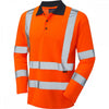 P06 Woolsery ISO 20471 Class 3 Coolviz Long Sleeved Polo Shirt (Ecoviz)