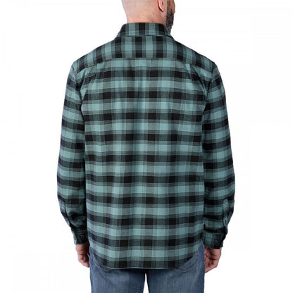 105945 Flannel Long Sleeve Plaid Shirt