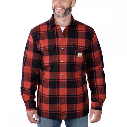 105939 Flannel Sherpa-Lined Shirt Jacket