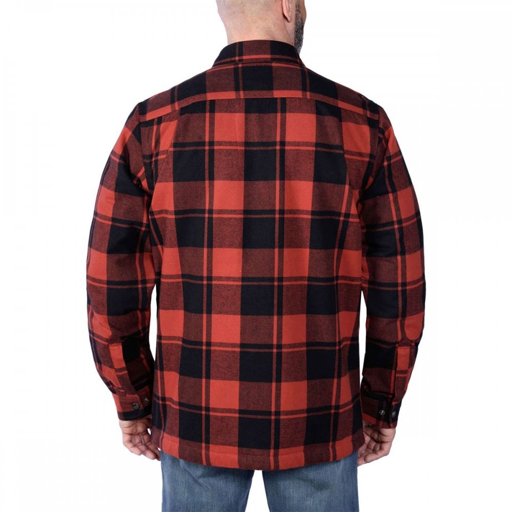 105939 Flannel Sherpa-Lined Shirt Jacket