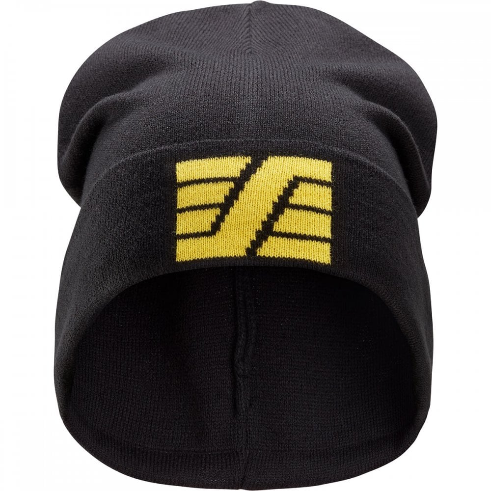 9035 S Beanie Black Yellow One size *One Size Only - Outlet Store*