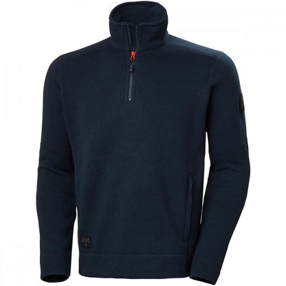 72251 Kensington 1/2 Zip Knitted Navy S *One Size Only - Outlet Store*