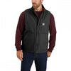 104277 Washed Duck Lined Mock Neck Vest Gilet - Loose, generous fit
