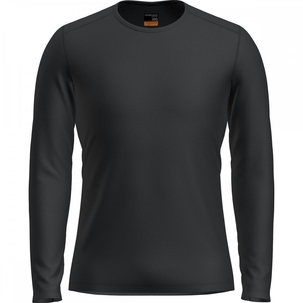 Mens Merino 200 Oasis Long Sleeve Crewe Thermal Top