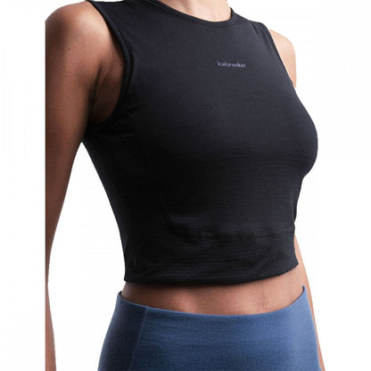 Womens Merino Blend 125 ZoneKnit™ Energy Wind Cropped Bra-Tank