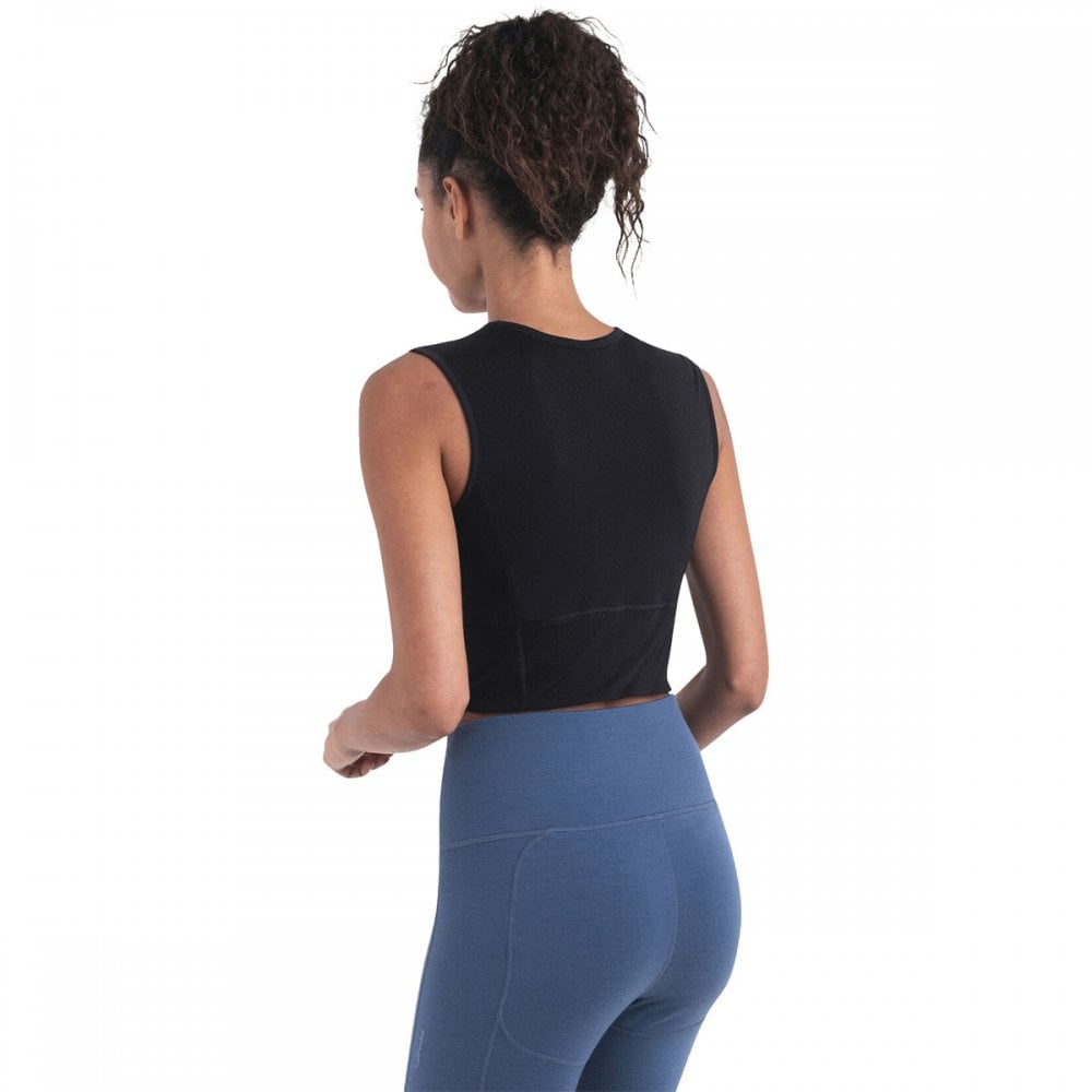 Womens Merino Blend 125 ZoneKnit™ Energy Wind Cropped Bra-Tank