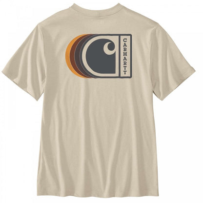 107048 Relaxed Fit Lightweight Short-Sleeve C Graphic T-Shirt