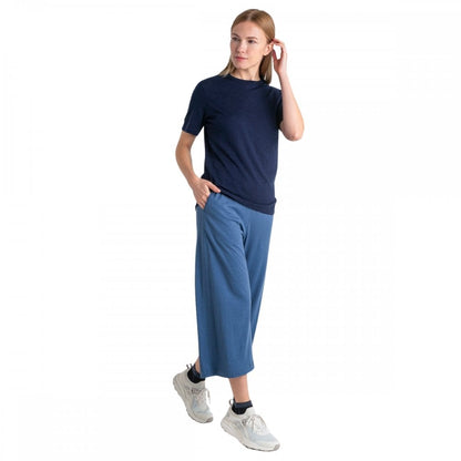 Womens Merino Linen Short Sleeve T-Shirt