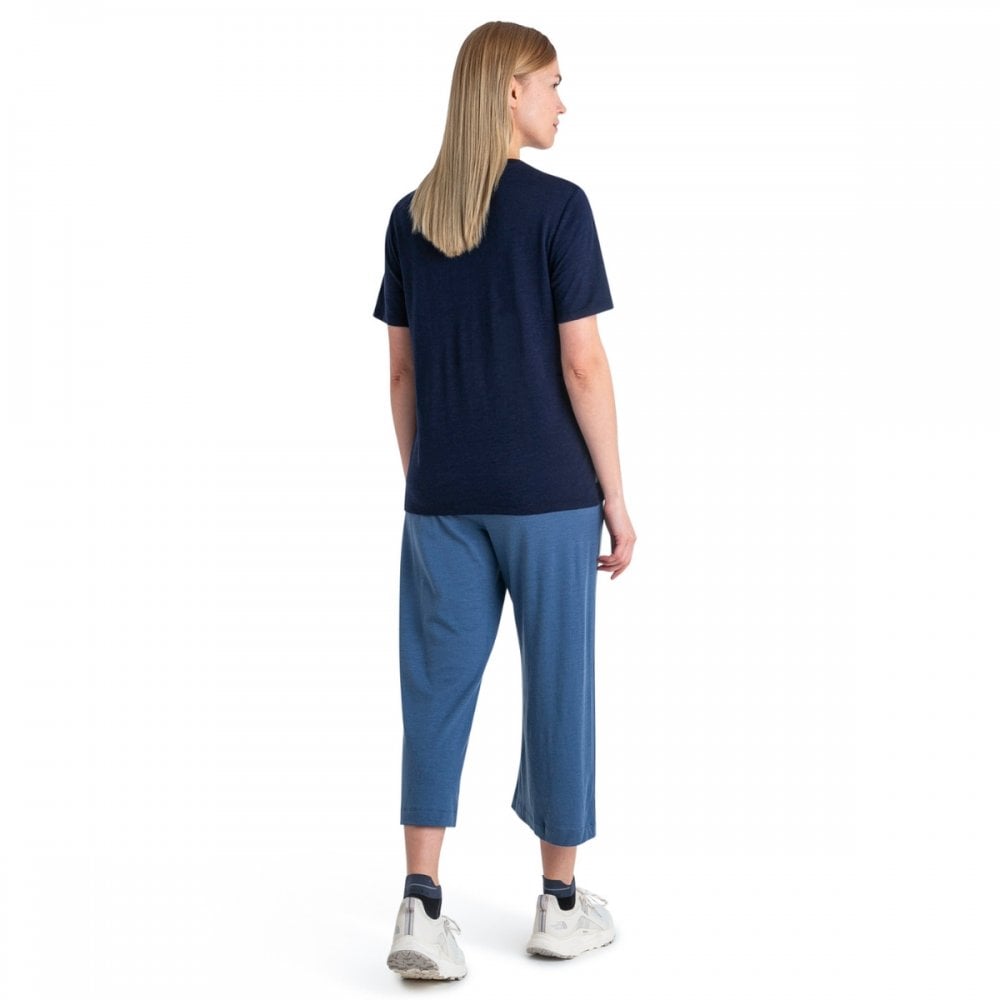 Womens Merino Linen Short Sleeve T-Shirt