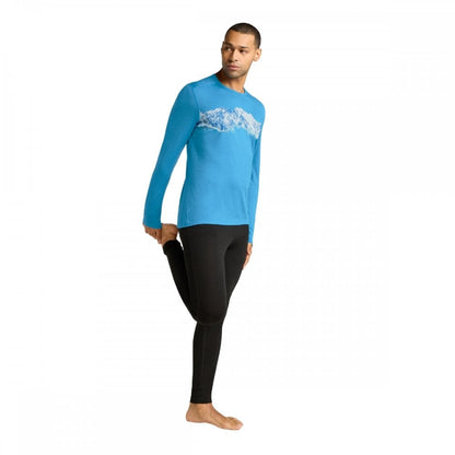 Mens Merino 200 Oasis Long Sleeve Crewe Thermal Top Remarkables