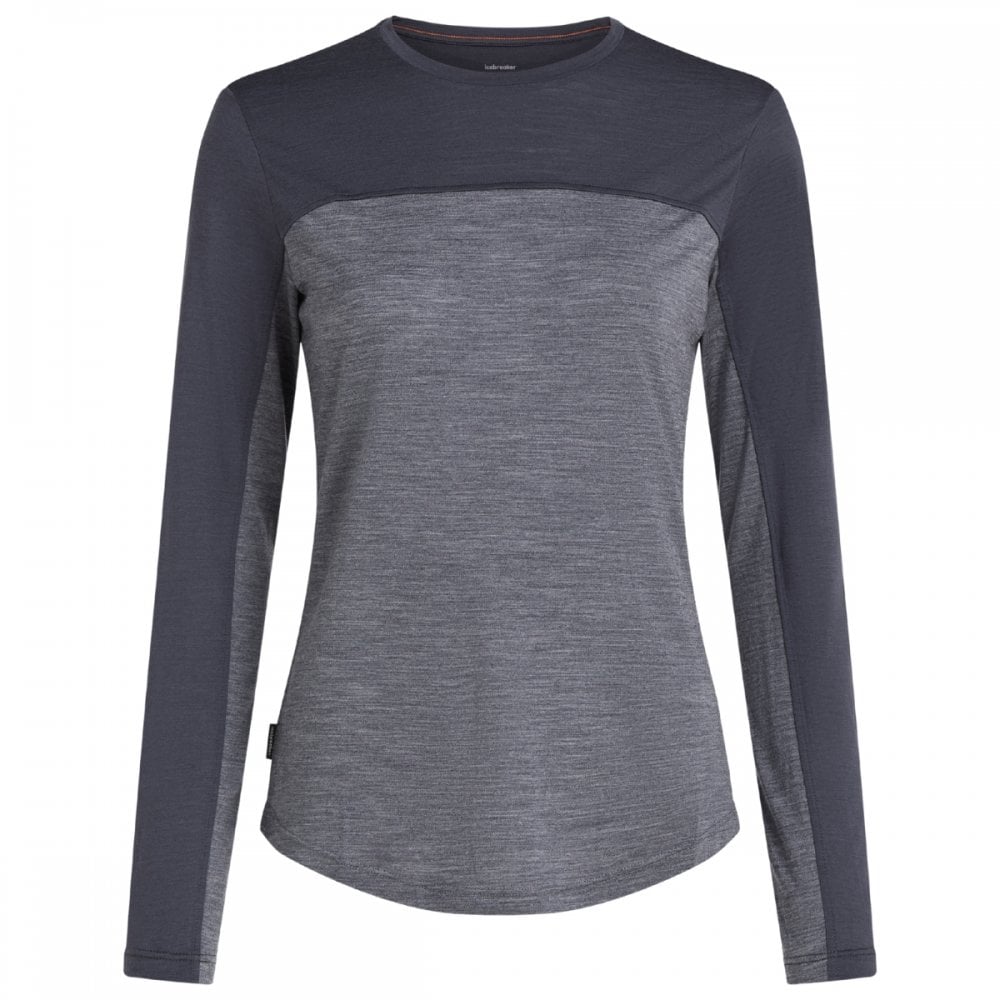 Womens Merino Blend 125 Cool-Lite™ Sphere Long Sleeve T-Shirt Colour Block