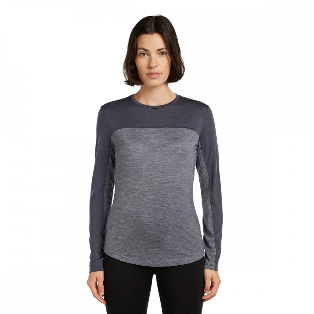 Womens Merino Blend 125 Cool-Lite™ Sphere Long Sleeve T-Shirt Colour Block