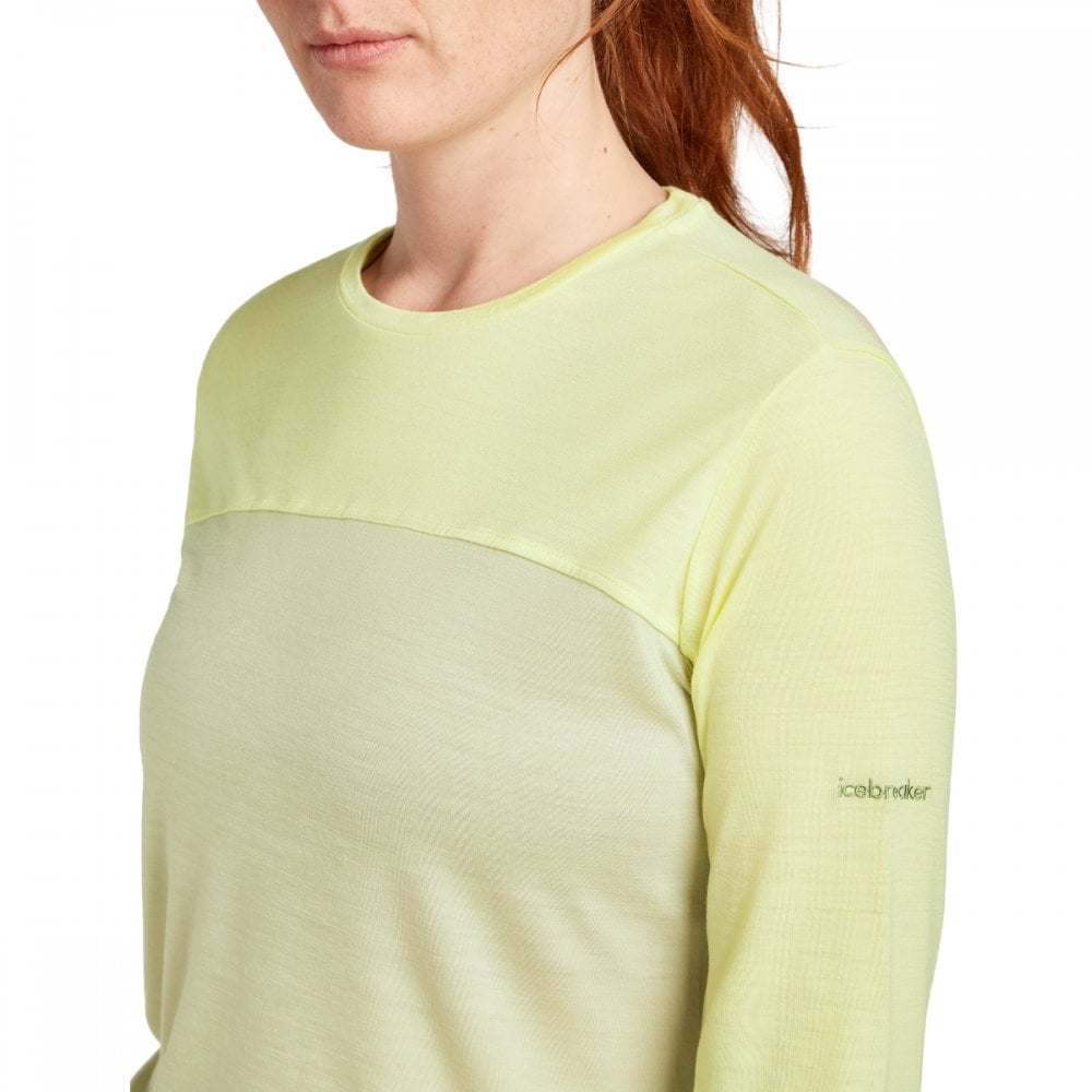 Womens Merino Blend 125 Cool-Lite™ Sphere Long Sleeve T-Shirt Colour Block