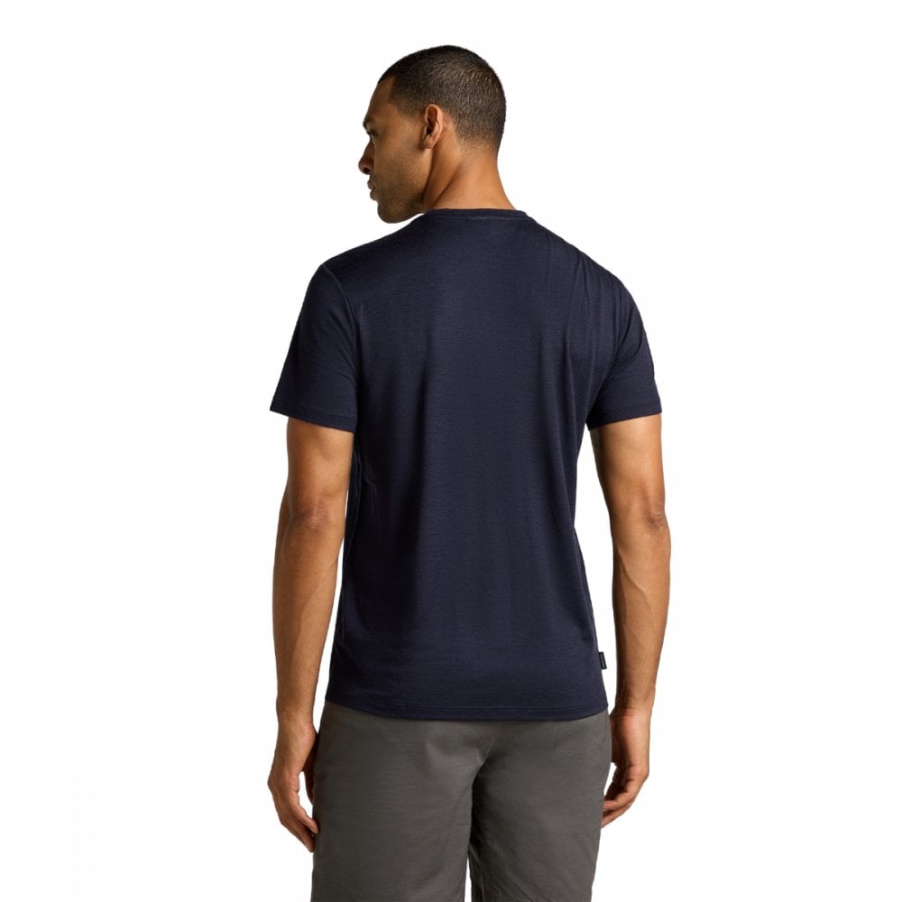 Mens Merino 150 Tech Lite Short Sleeve T-Shirt Pukaki Reflected