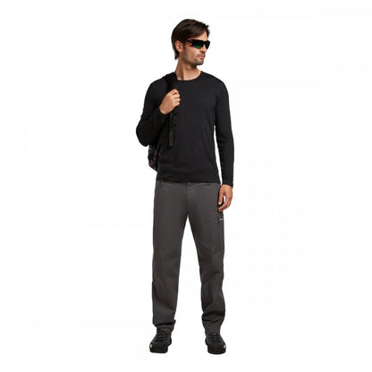 Mens Merino Blend Core Heavyweight Long Sleeve Crewe Thermal Top