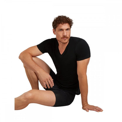 Mens Merino 150 Anatomica Short Sleeve V Neck Top