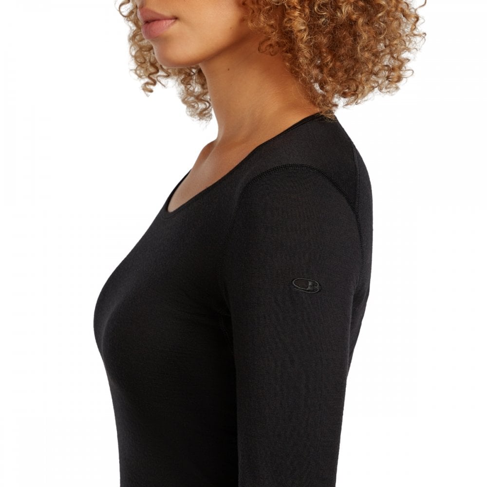 Womens Merino 200 Oasis Long Sleeve Scoop Thermal Top