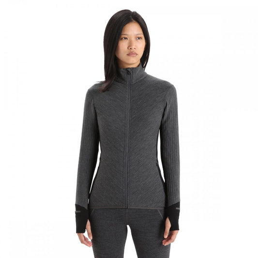Womens Descender Long Sleeve Zip Jacket
