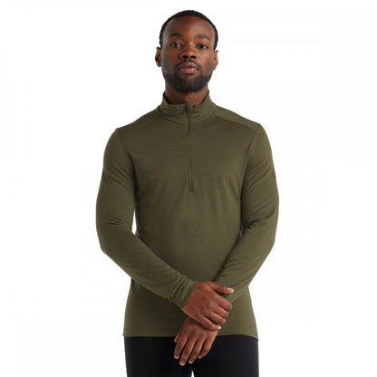 Mens Merino 200 Oasis Long Sleeve Half Zip Thermal Top