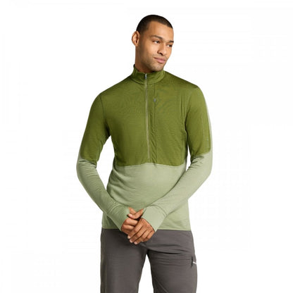 Mens Merino Blend 200 Realfleece™ Descender Long Sleeve Half Zip Jacket