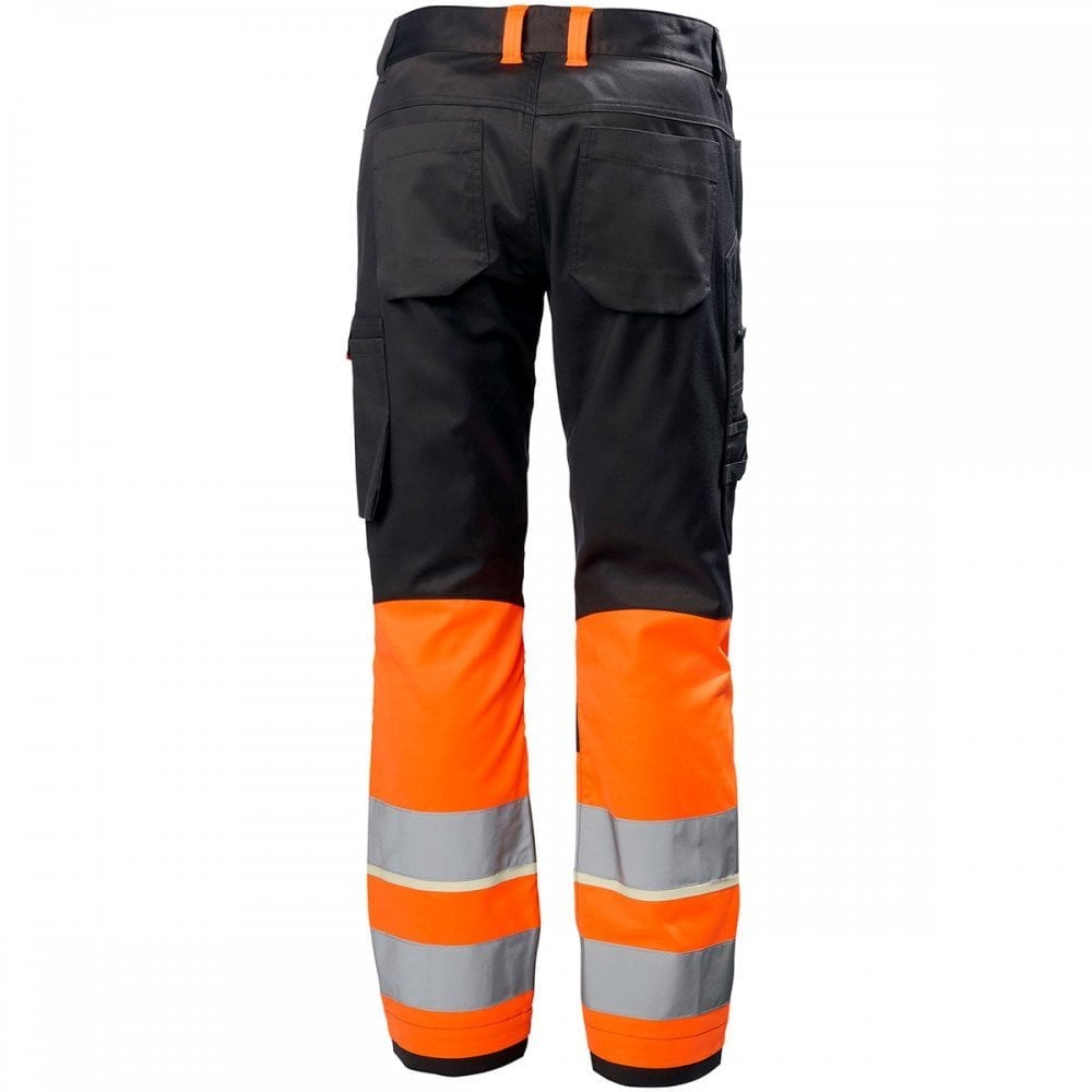 77513 UC-ME Work Trousers Class 1 Hi Vis Orange/Ebony Waist: 30" Inside Leg: 31" *One Size Only - Outlet Store*