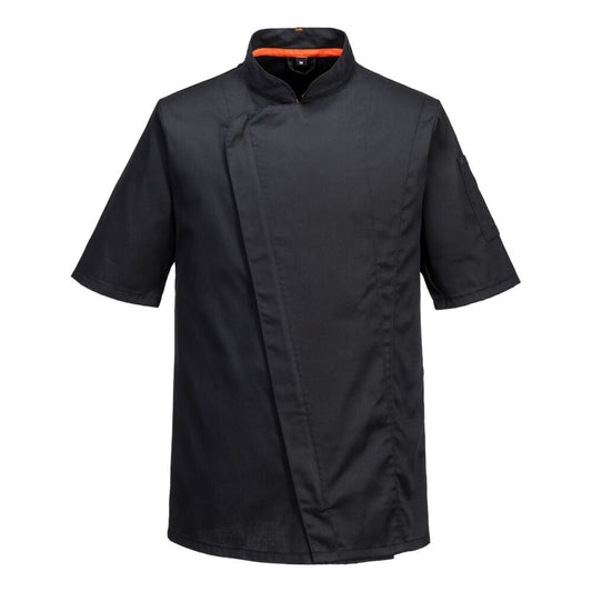 C739 Chef's Mesh Air Pro Asymmetrical Jacket S/S